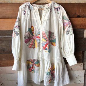 SEA New York Quilted Patchwork Dress